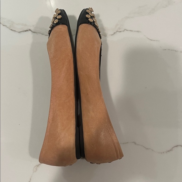 Jeffrey Campbell Flats Natural Black Studded Leather, Size 8 - Picture 11 of 13